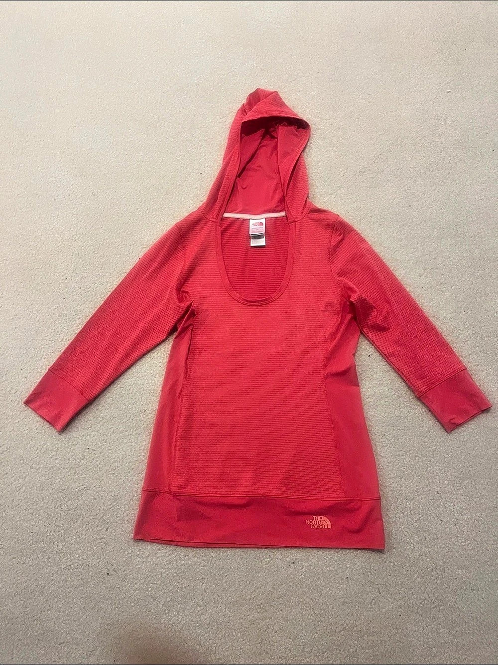 The North Face Red Hooded Tunic Size Medium Like New